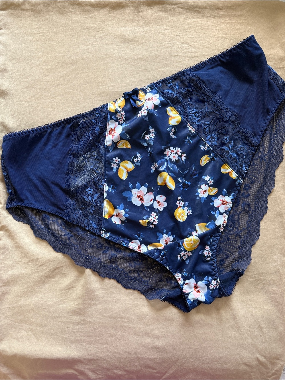 Elomi Morgan Sicilia Floral Lace Brief Panty Size XXL NWT
